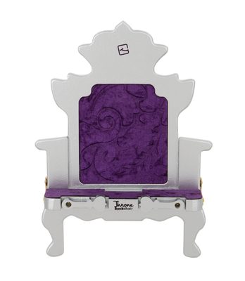 Throne Bookchair Silver (Wood Bookholder)
