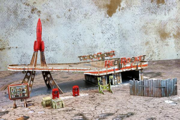 Fallout - Wasteland Warfare - Red Rocket Scenic Set