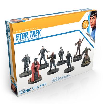 Star Trek Adventures Iconic Villains 32mm Minis Box Set