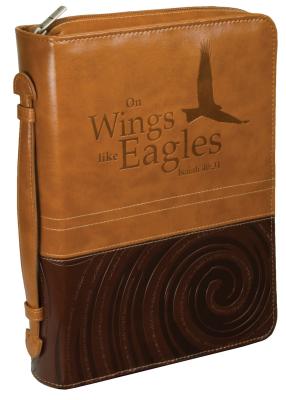 Luxleather Isaiah 40: 31 Brown/Tan - Large