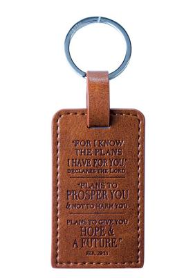 Brown Lux-Leather Keyring I Kn Brown Lux-Leather Keyring I Kn