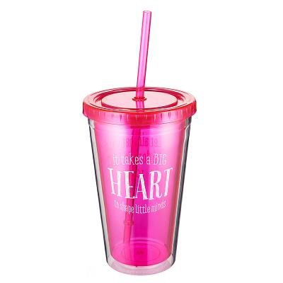 Tumbler P Big Heart Pink 1 Cor
