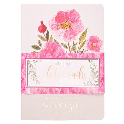 Notebk Set Lg Flowers Anchor B