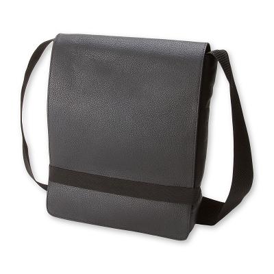 Moleskine Classic Leather Reporter Bag, Black
