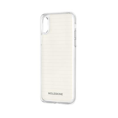 Moleskine Hard Clear Case+paper Template iPhone X