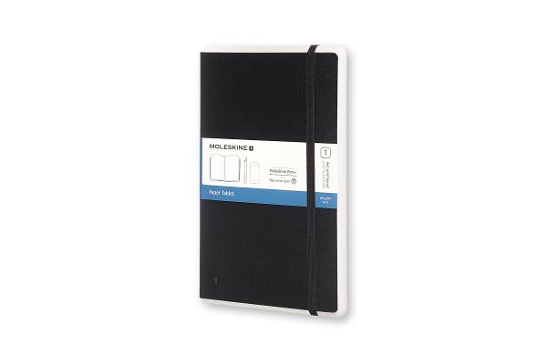 Moleskine Smart Paper Tablet, Large, Black, Dotted, Hard Cover (5 X 8.25)