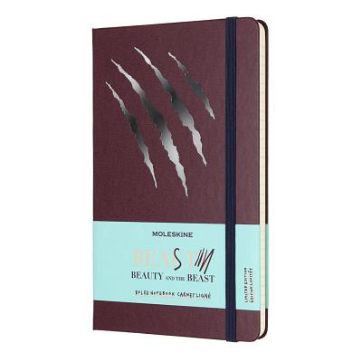 Moleskine Limited Edition Beauty and the Beast, Notebook, Large, Ruled, Scratch (5 X 8.25)