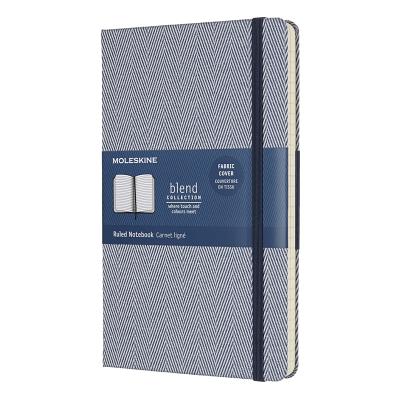 Moleskine Limited Edition Blend Collection Notebook, Large, Ruled, Blue (5 X 8.25)
