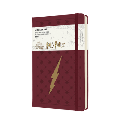 Moleskine 2022 Harry Potter Daily Planner, 12m, Large, Bordeaux Red, Hard Cover (5 X 8.25)