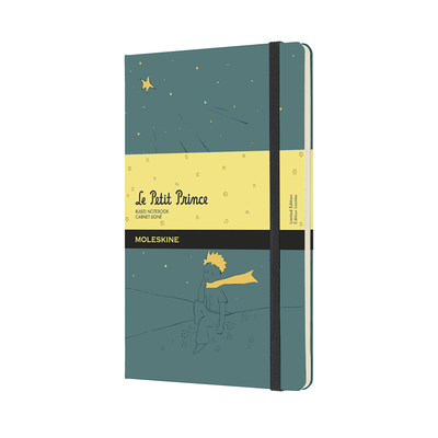 Moleskine Limited Edition Petit Prince Notebook, Large, Ruled, Forget Blue, Hard Cover (5 X 8.25)