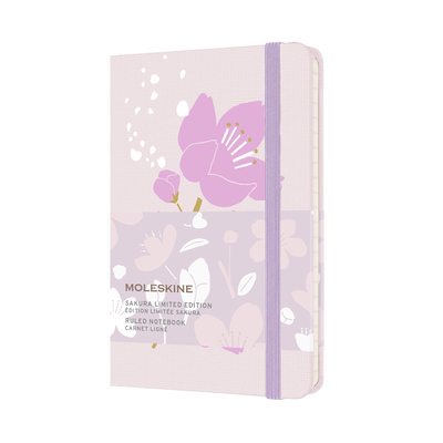 Moleskine Limited Edition Sakura Notebook, Pocket, Ruled, Light Pink, Hard Cover (3.5 X 5.5)