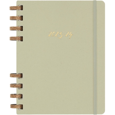 Moleskine 2024 Weekly Notebook Planner Large Hard Cover Myrtle Green