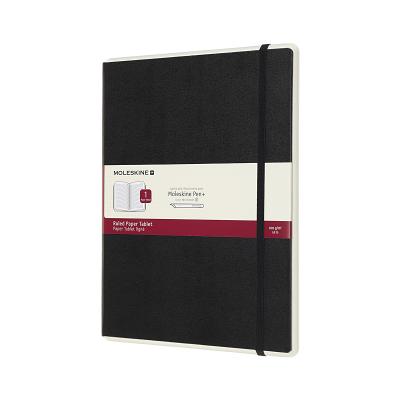 Moleskine Smart Notebook Papertablet, Extra Large, Ruled, Black, Hard Cover (7.5 X 9.75)