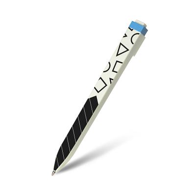 Moleskine Ballpoint Pen, Go, Pattern, Cyan, 1.0 - Tagged Version
