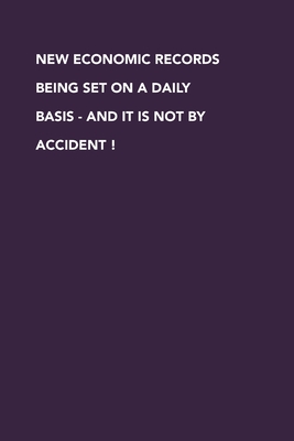 New Economic Records Being Set On A Daily Basis - And It Is Not By Accident!