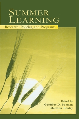 Summer Learning: Research, Policies, and Programs