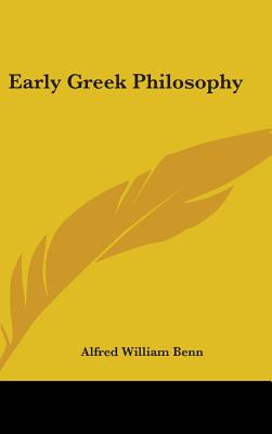 Early Greek Philosophy