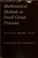 Mathematical Methods in Small Group Processes