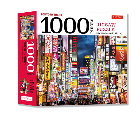 Tokyo by Night - 1000 Piece Jigsaw Puzzle: Tokyo's Kabuki-Cho District at Night: Finished Size 24 X 18 Inches (61 X 46 CM)