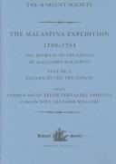 The Malaspina Expedition 1789-1794 / ... / Volume III / Manila to Cadiz
