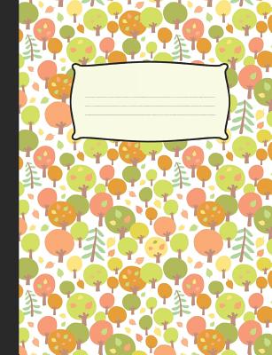 Colorful Autumn Forest: Graph Ruled Notebook