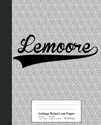 College Ruled Line Paper: LEMOORE Notebook