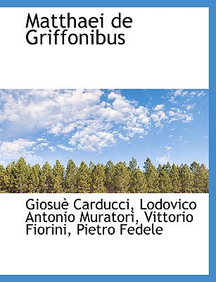 Matthaei de Griffonibus (Large Print Edition)