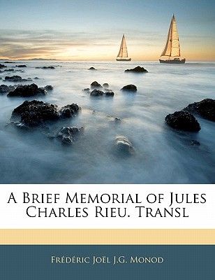 A Brief Memorial of Jules Charles Rieu. Transl