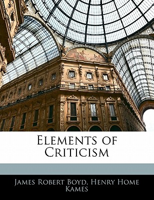 Elements of Criticism