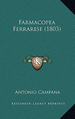 Farmacopea Ferrarese (1803)