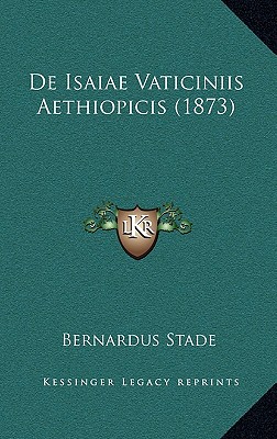De Isaiae Vaticiniis Aethiopicis (1873)