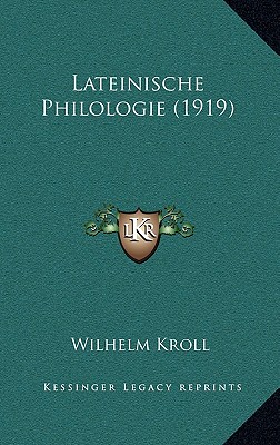 Lateinische Philologie (1919)