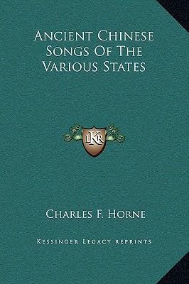 Ancient Chinese Songs Of The Various States
