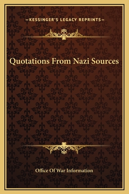 Quotations From Nazi Sources