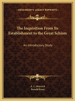 The Inquisition From Its Establishment to the Great Schism: An Introductory Study