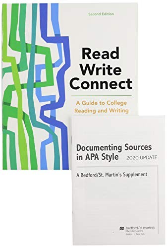 Read, Write, Connect 2e & Documenting Sources in APA Style: 2020 Update