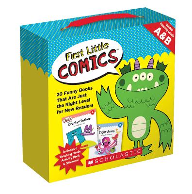 First Little Comics: Levels A & B (Parent Pack): 20 Funny Books That Are Just the Right Level for New Readers