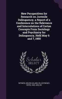 New Perspectives for Research on Juvenile Delinquency, a Report of a Conference on the Relevance and Interrelations of Certan Concepts From Sociology