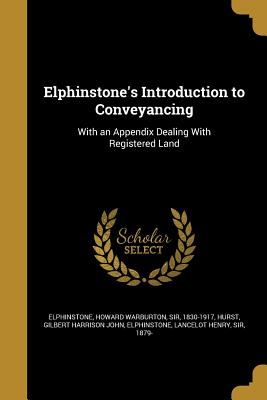 Elphinstone's Introduction to Conveyancing