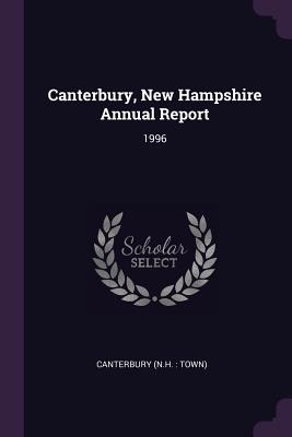 Canterbury, New Hampshire Annual Report: 1996