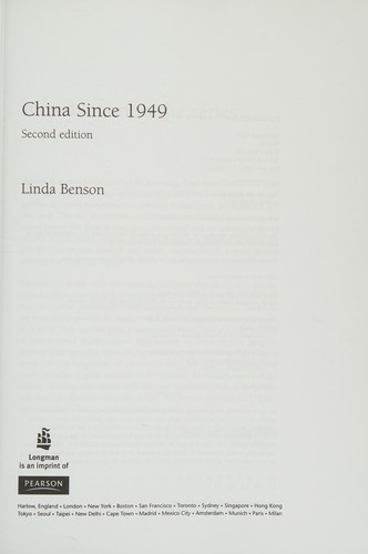 China Since 1949