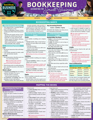 Bookkeeping - Accounting for Small Business: A Quickstudy Laminated Reference Guide