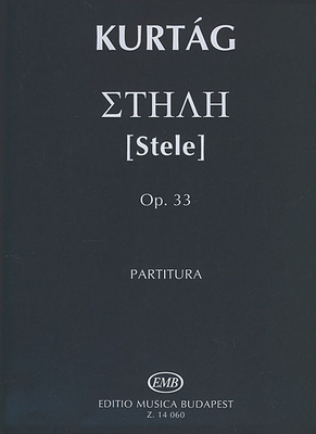 Stele Op.33 Score