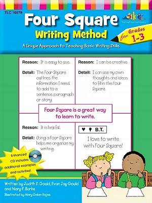 Four Square: Writing Method Grades 1-3 W/Enhanced CD: A Unique Approach to Teaching Basic Writing Skills