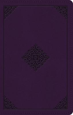 ESV Large Print Personal Size Bible, Red Letter (Trutone, Lavender, Ornament Design)