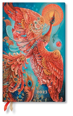 2023 Firebird 12-Month Flexis Maxi 176 Pg Horizontal Week-At-A-Time Birds of Happiness