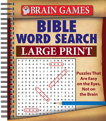Brain Games - Bible Word Search (Large Print Edition)
