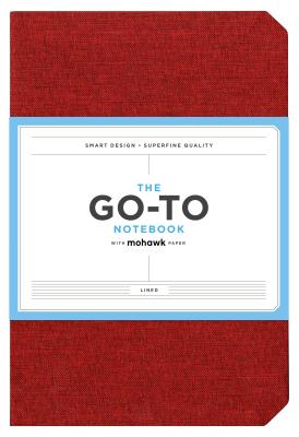 Go-To Notebook with Mohawk Paper, Brick Red Lined: (Lined Notebook, Notebook with Lines, Red Notebook)