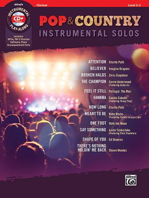 Pop & Country Instrumental Solos Clarinet: Book & CD
