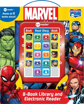 Me Reader 3 Inch 8 Book Marvel Refresh: Me Reader: 8-Book Library and Electronic Reader [With Electronic Reader]
